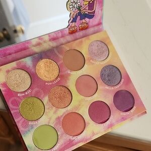 Colorful Eyeshadow Palette - Pink, Purple & Green Shades